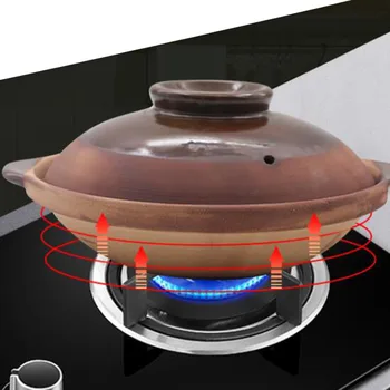 18cm 20cm Seramik Güveç çorba tenceresi Pişirme Güveç Kil Güveç Güveç Tencere Toprak Pot Mutfak Tencere Mutfak