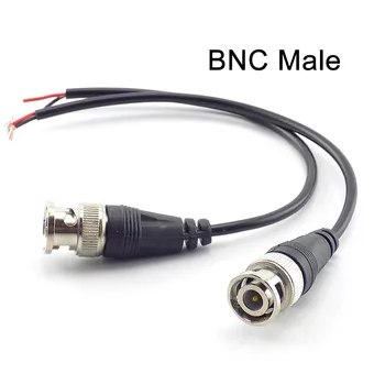 2 adet BNC Erkek Konnektör dişi adaptör DC Güç Pigtail Kablo Hattı BNC Konnektörler Tel güvenlik kamerası Güvenlik Sistemi