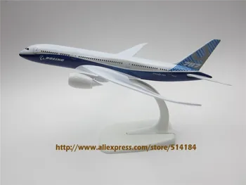 20 cm Metal Alaşım Uçak Modeli Hava Prototip Uçak Boeing 787 B787-9 Geliştirme Uçak Airways Uçak Modeli w Standı
