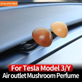 Araba Mantar Parfüm Klima Çıkış Koku Tutucu İç Dekorasyon Aksesuarları Tesla 2021-2022 Model 3 Model Y