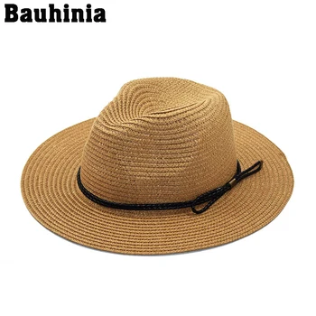 Bauhinia Panama Şapka Yaz güneş şapkaları Plaj Saman Erkekler için UV Koruma Kapağı