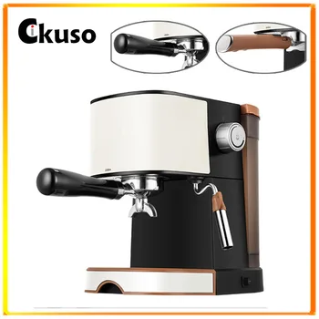 Cikuso Kahve makinesi 20bar İtalyan Kahve Makinesi Pompası Buhar süt köpürtücü All-İn-One cezve Ev Ofis Küçük Makine