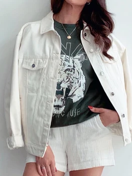 Kaplan Grafik Baskı Tişörtü Kadın Yaz Sonbahar Pamuk Rahat Hoodies Casual Vintage Vahşi Kaya Çekme Kazak Tops 2022 Elbise