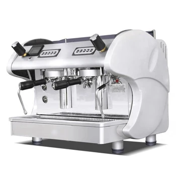 Yarı otomatik Kahve Makinesi Çift kafa İtalyan Kahve makinesi Yüksek basınçlı Süt Köpüğü Espresso Ticari Kahve Ekipmanları