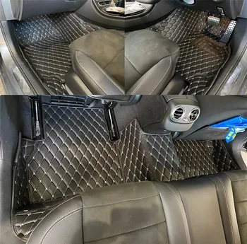 Yüksek kalite! Özel özel araba paspaslar Sağ el sürücü için Jeep Wrangler JK 2017-2007 4 kapı su geçirmez dayanıklı halı